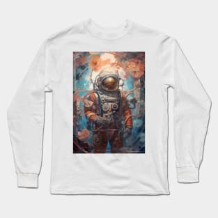 Retro Astronaut Long Sleeve T-Shirt